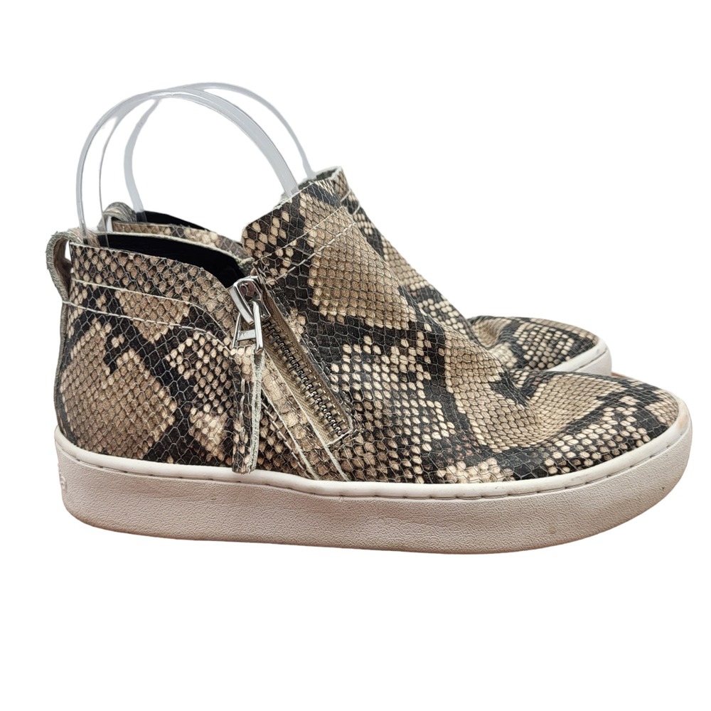 Dolce Vita Shoes Womens Size US 6 Snake Print Faux Leather Side Zip